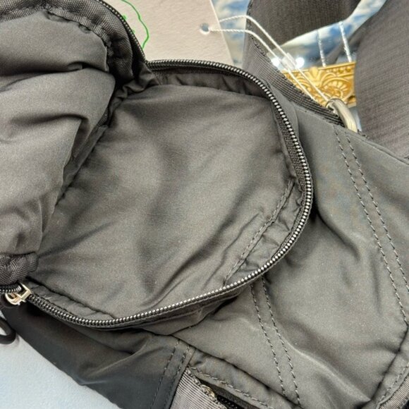 🆕 GANNI 🧿 NWT Mini Quilted Recycled Tech Black Nylon Crossbody Bag - Picture 11 of 15